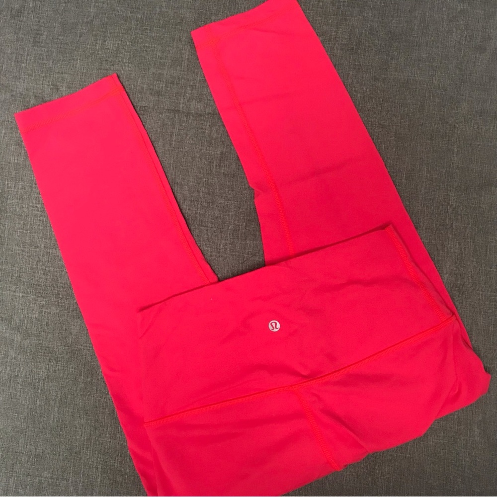 Hot Pink Lululemon Cropped Pants